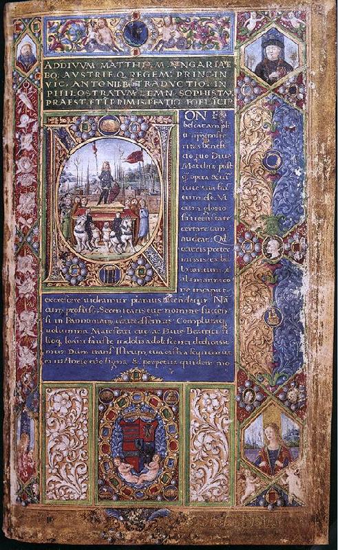 ATTAVANTE DEGLI ATTAVANTI Codex Heroica by Philostratus  ffvf Norge oil painting art